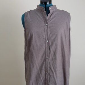 Grey Linen Dress - Made in Canada